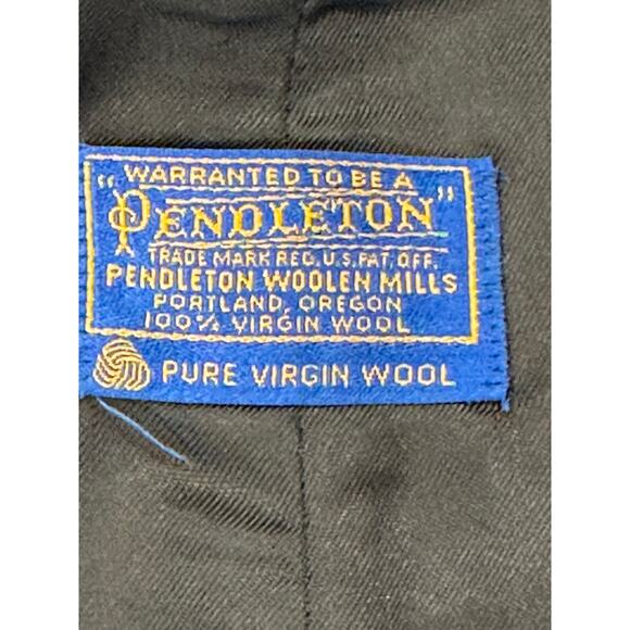 PENDLETON Vintage Virgin Wool Vest Men's Medium Red Tartan Plaid Christmas Vest - Picture 5 of 8